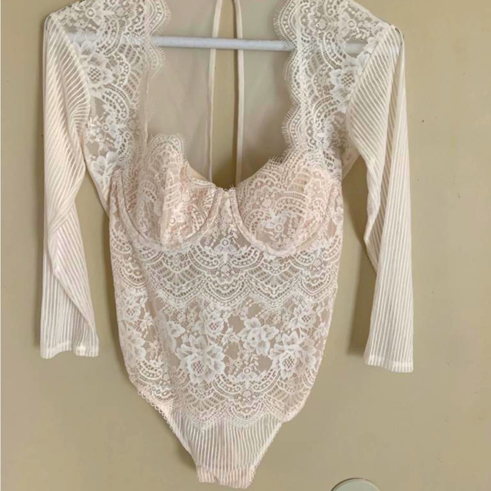 Victorias Secret Laced Body Suit 34B
